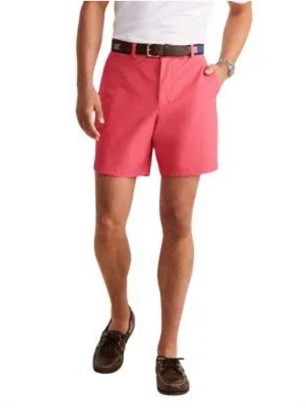 Vineyard Vines Men's Coral Pink Flat Front Shorts